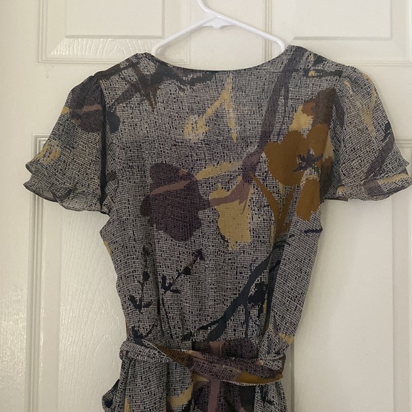 Anthropologie Maeve Silk Floral Dress - Picture 11 of 13